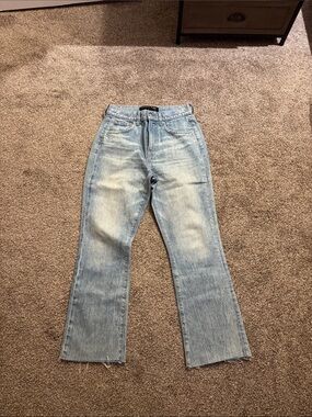 Veronica Beard Light Wash Flared Jeans
